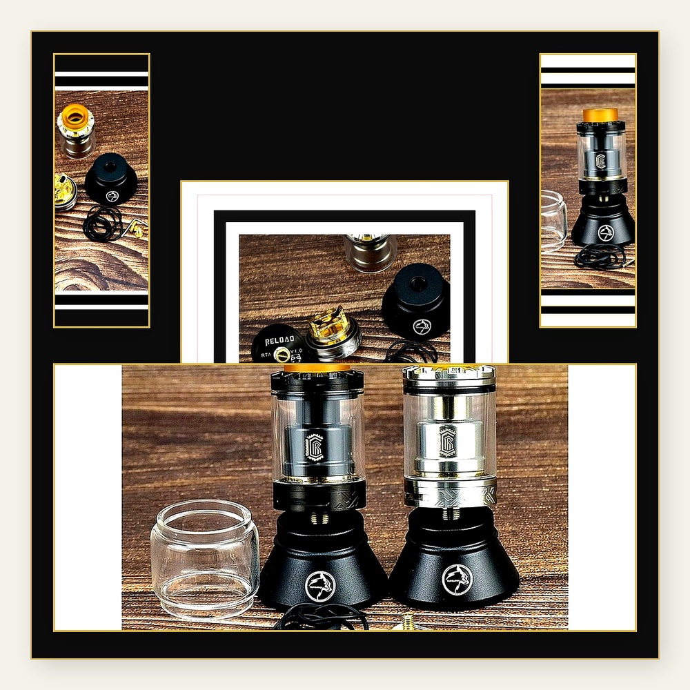 Accessories For Vaping - ReLoad RTA 24mm 3.5ml Atomizador de