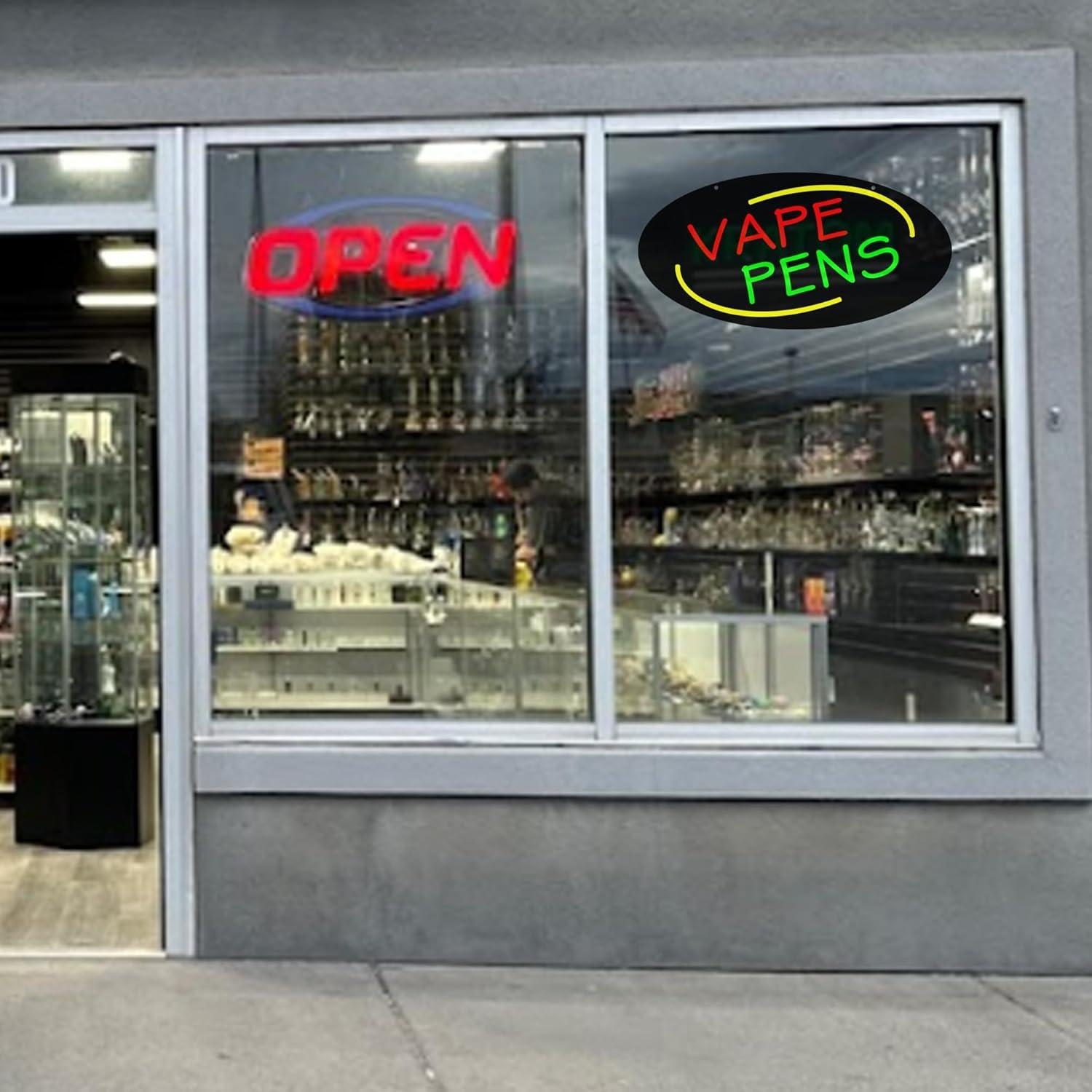 Letrero de neón con luz LED re - Vaping Store reseña y precio