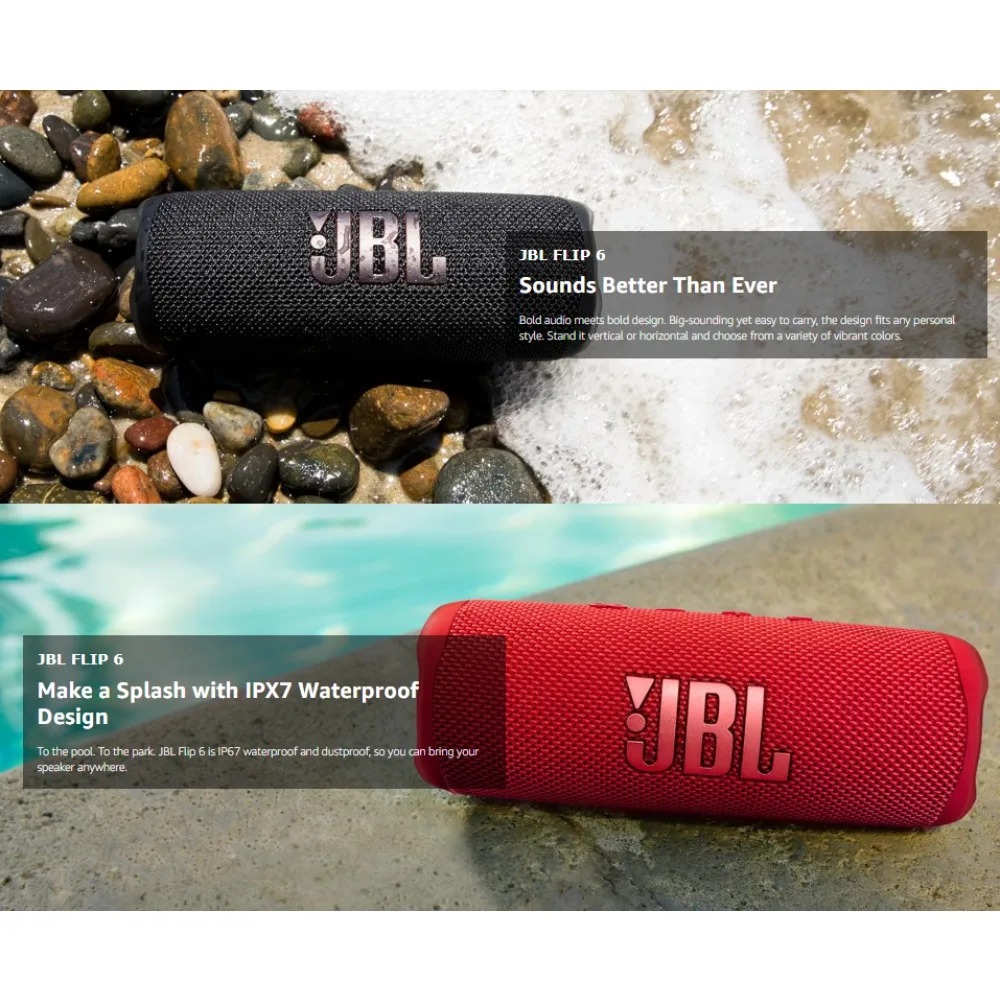 JBL FLIP6, altavoz portátil pa - Jbl Speaker Flip 6 reseña y precio